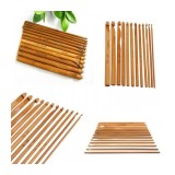 Häkelnadel-Set aus Bambus - 12 Größen - Bild 1